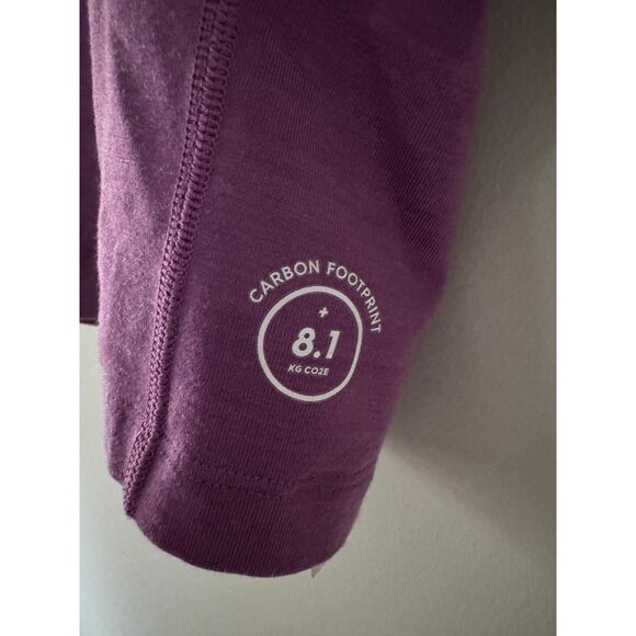 Allbirds Natural Run Form Tank Top Cropped Purple Lyocell Merino Wool Stretch XS - Picture 6 of 10